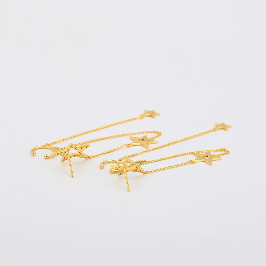 Arete Estrellas Oreja Completa