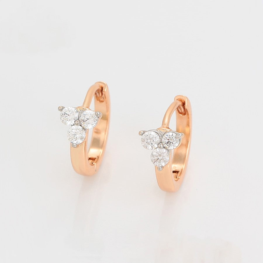 Huggie Or laminé 18 carats