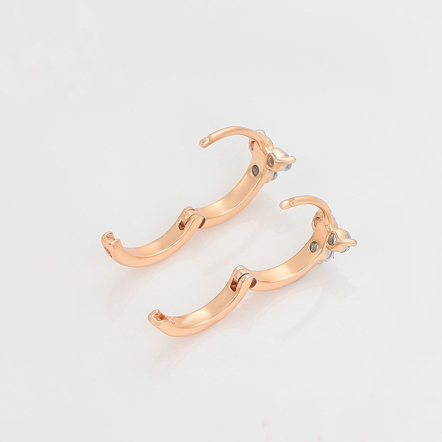 Huggie Or laminé 18 carats