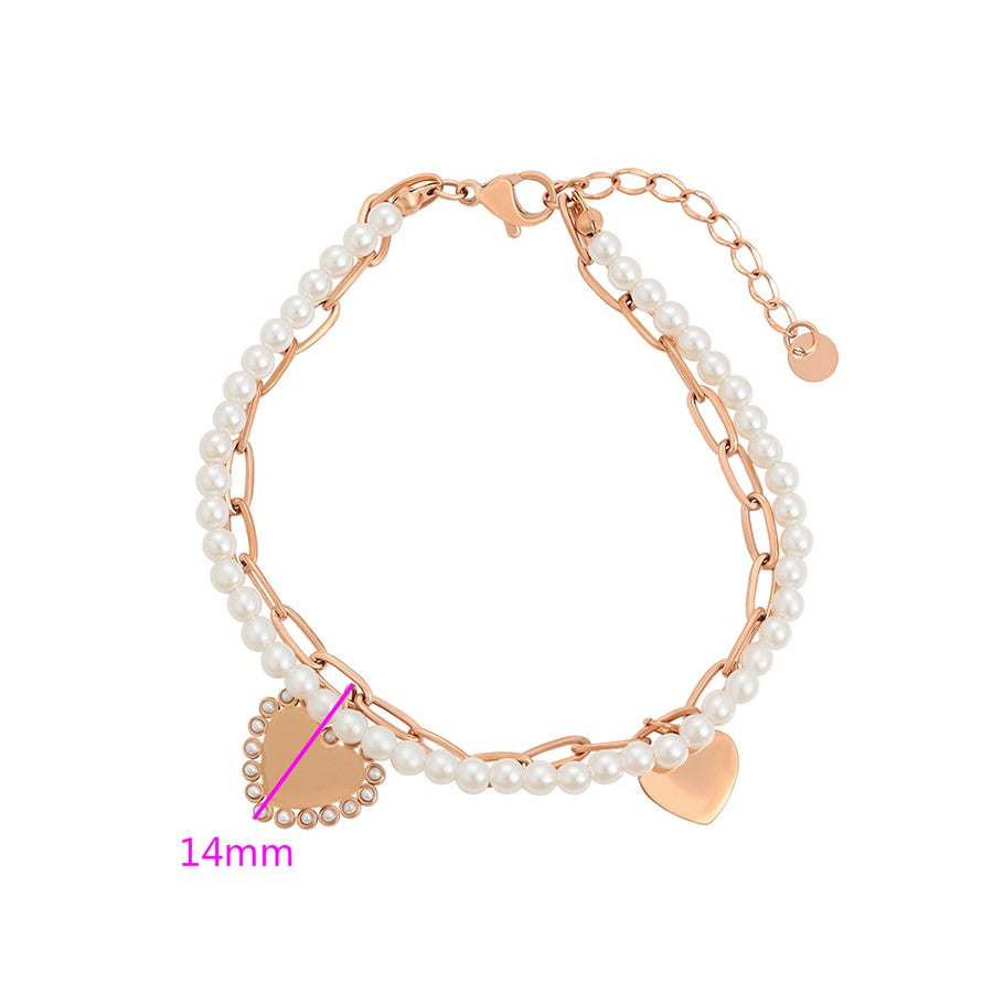 Bracelet Acier Rose
