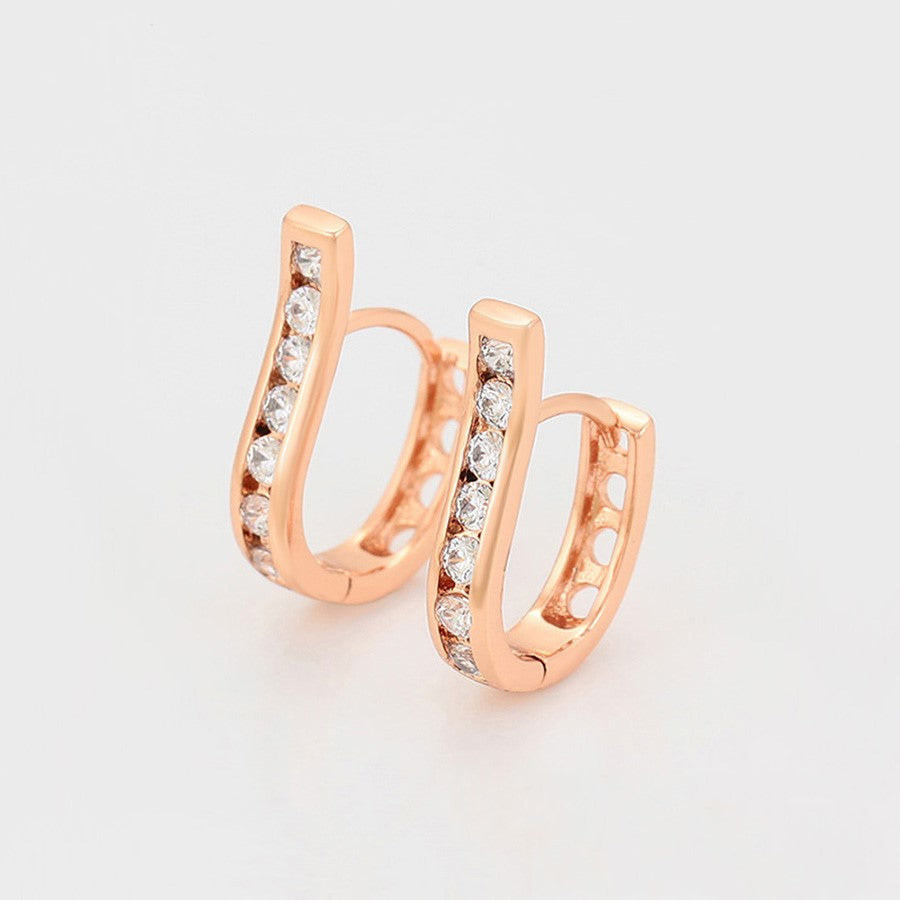 Huggie Or Laminé 18K