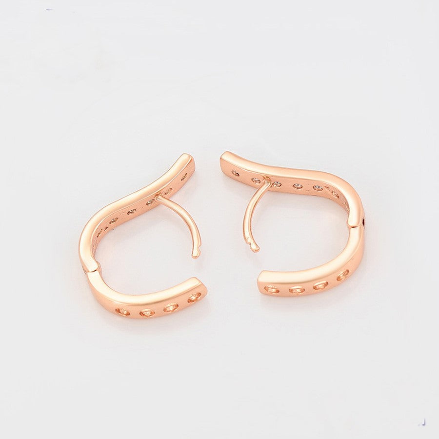 Huggie Or Laminé 18K