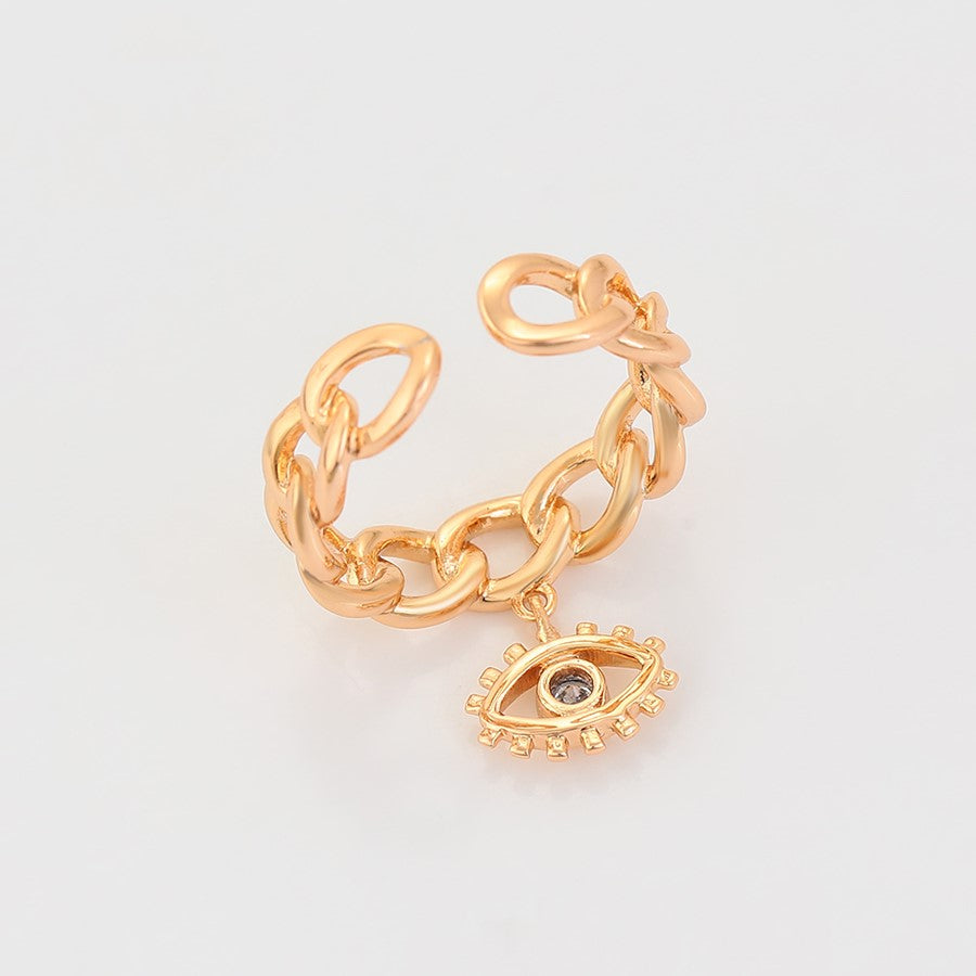 Anillo Ojo Turco Colgante