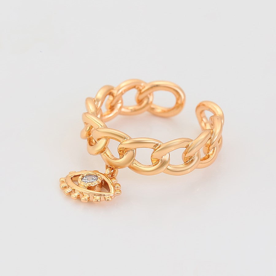 Anillo Ojo Turco Colgante