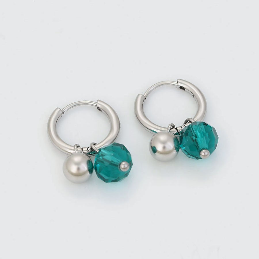 Huggie Con Dijes Esmeralda