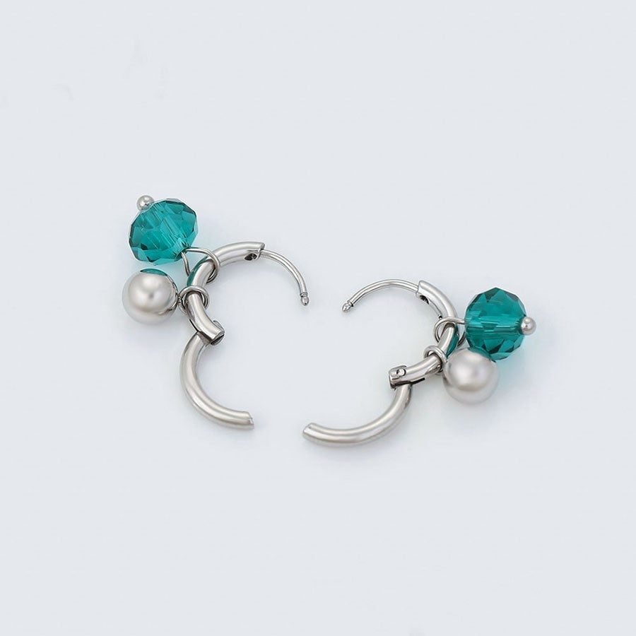 Huggie Con Dijes Esmeralda