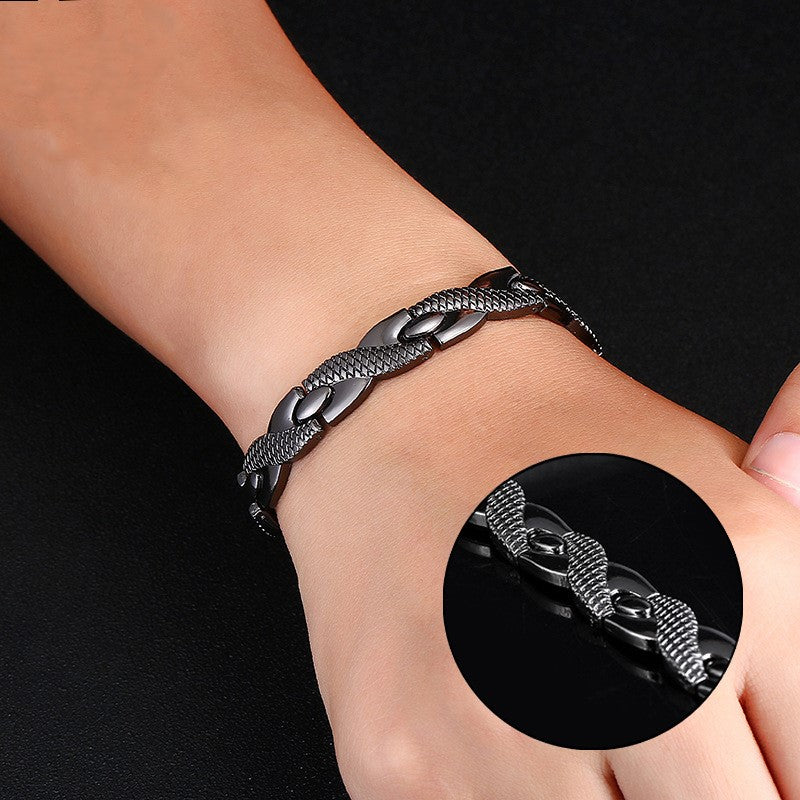 Pulsera Geométrica Acero Inoxidable