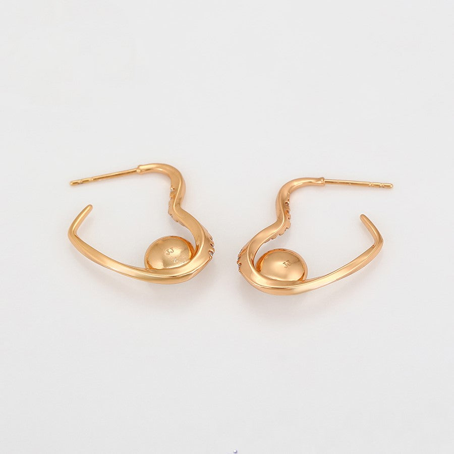 Semi Arracada Corazón SW