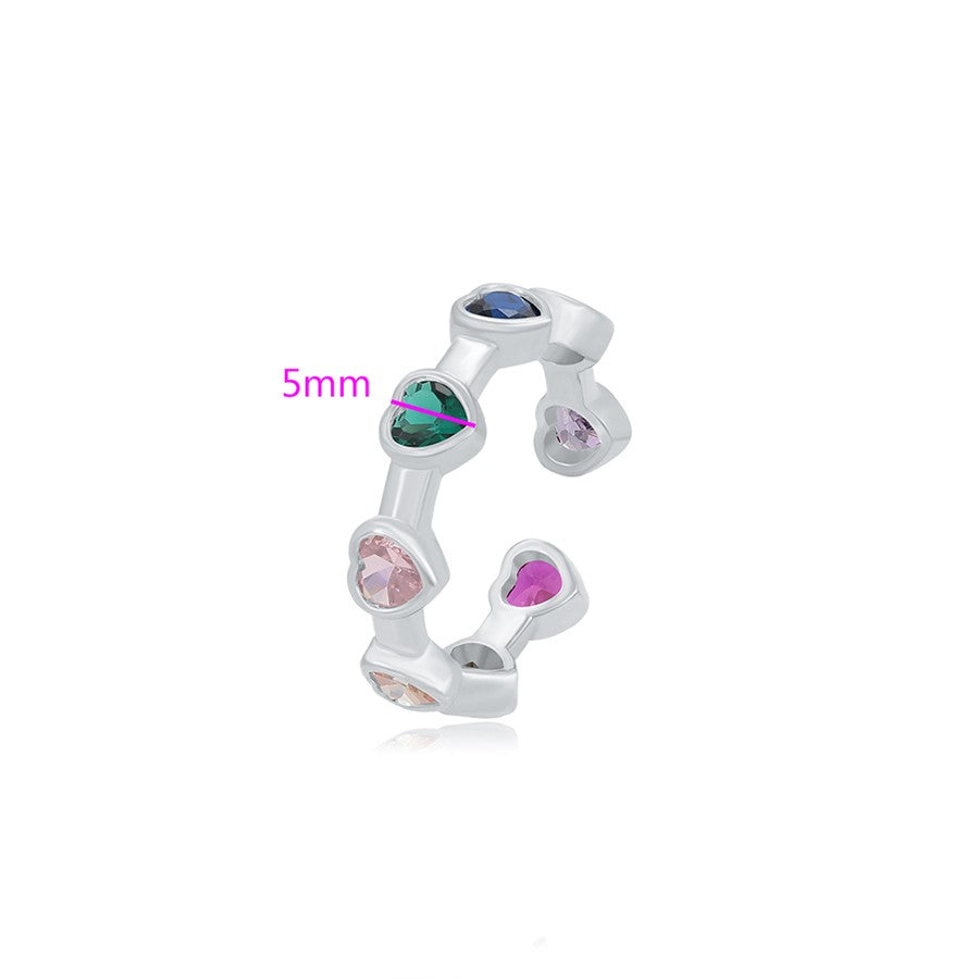 Anillo Zirconias de Colores
