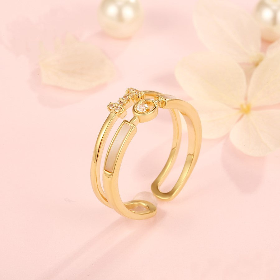 Anillo Doble Concha