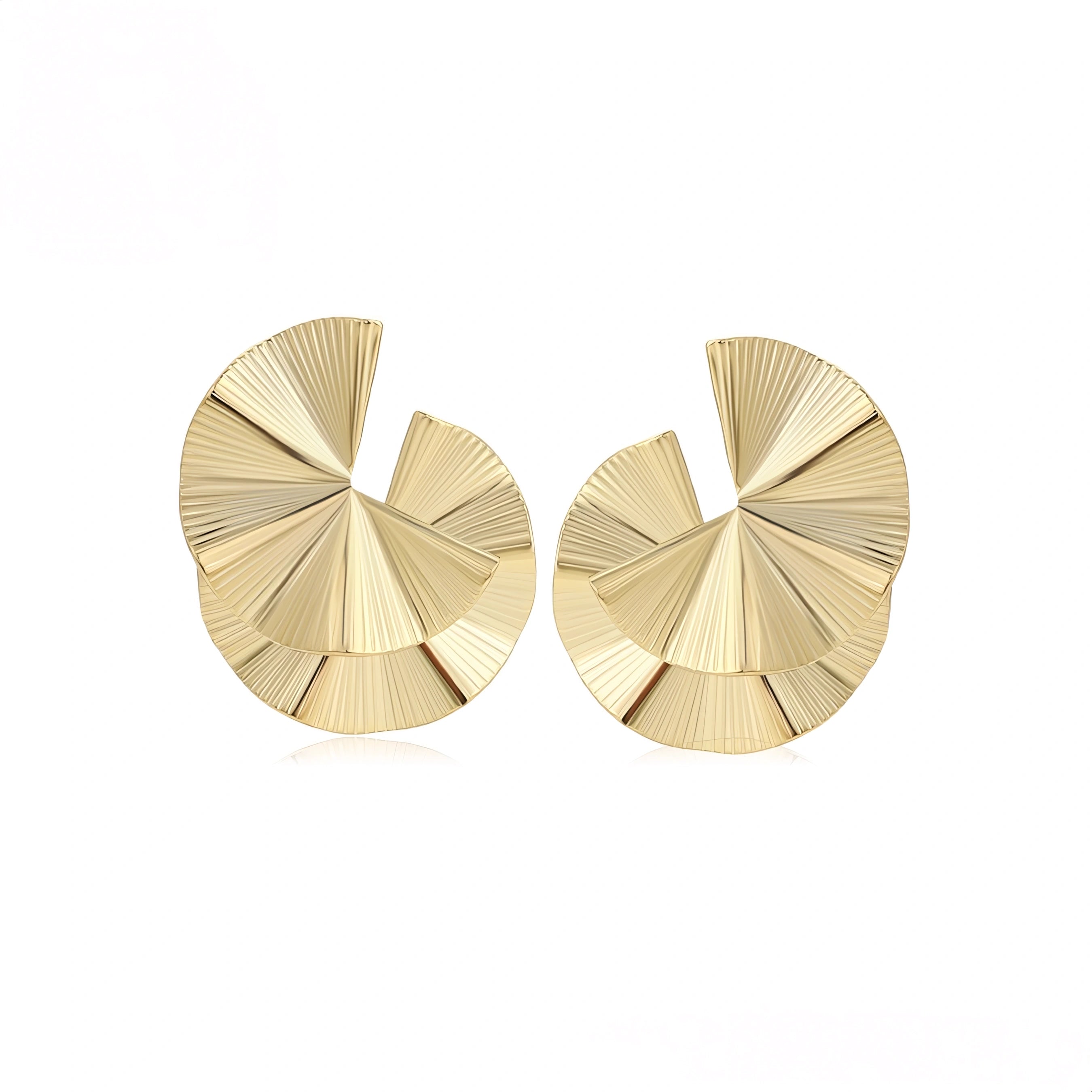 Aretes Simples de Acero Inoxidable 14K
