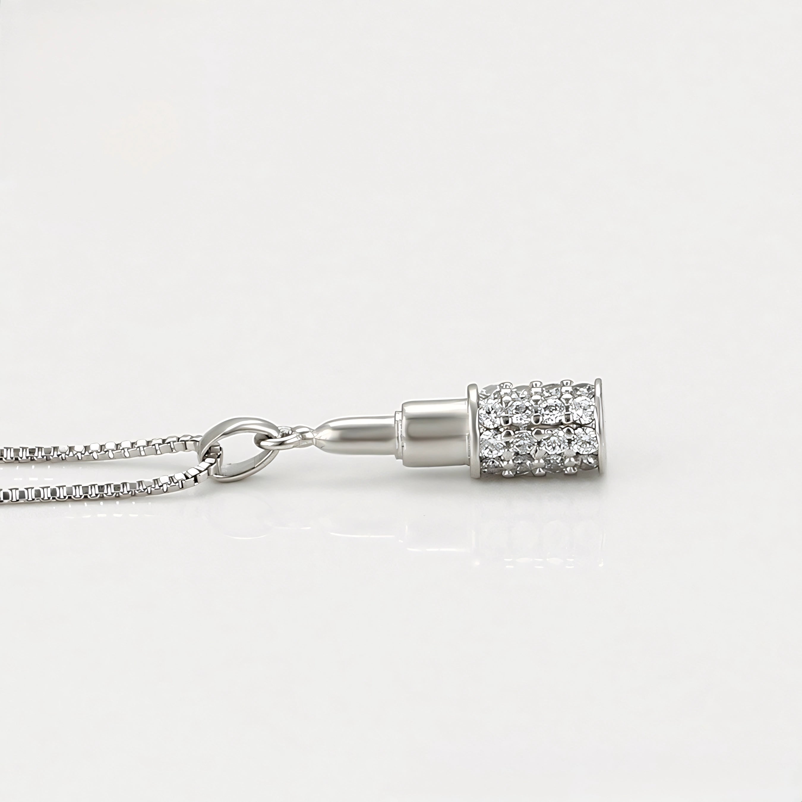 Collar Elegante Con Zirconia Incrustada Chapado En Platino