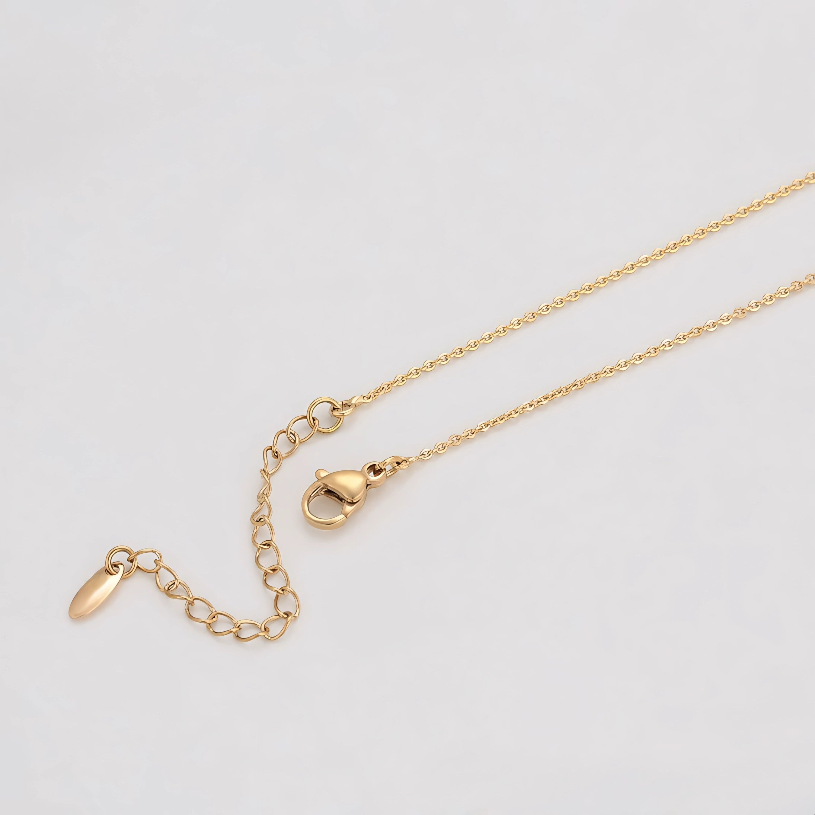 Collar Mamá Oro Laminado 18K Con Zirconias