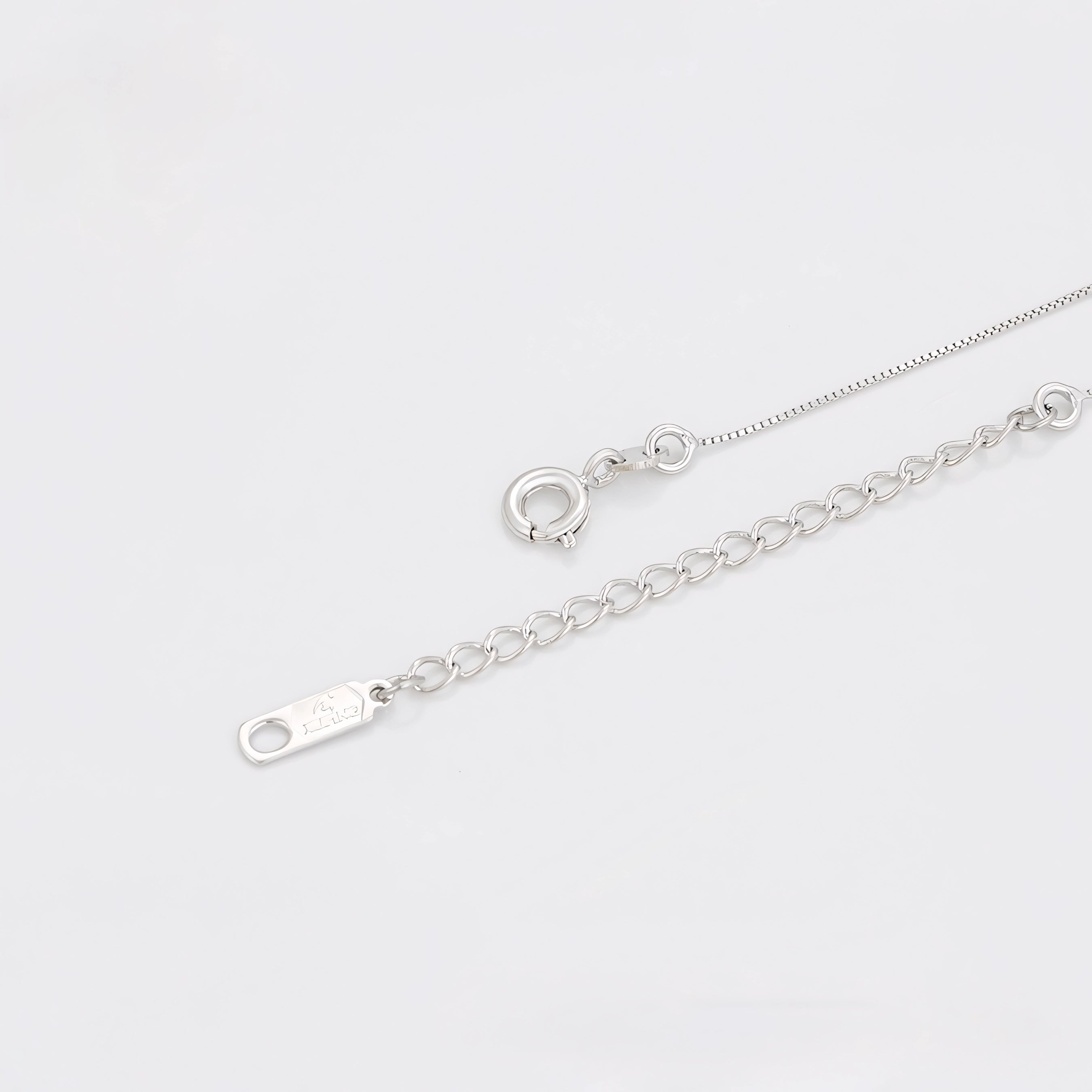 Collar Rectangular Personalizable Chapado En Platino