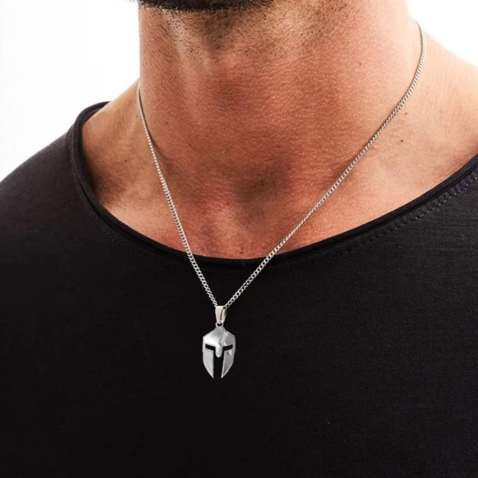 Collar Máscara Espartano Acero Inoxidable