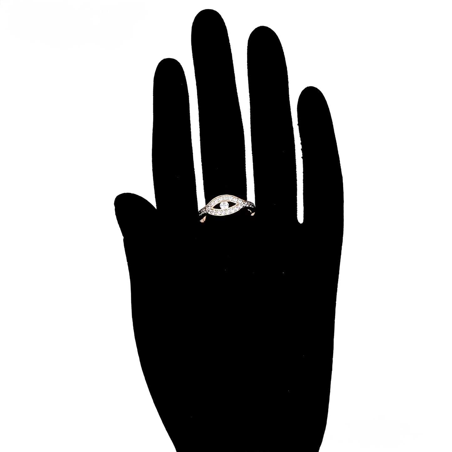 Set de Lujo Anillo Brazalete con Zirconia Incrustada