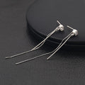 Arete Rodio Plateado Swarovski