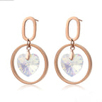 Boucle d'oreille en cristal de Swarovski