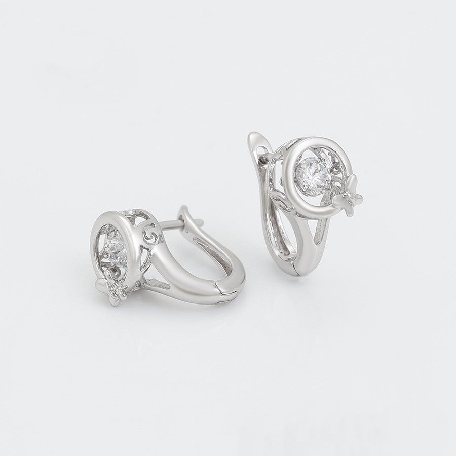 Huggie Rhodium