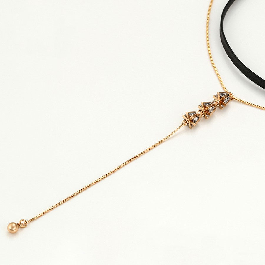 18k Laminated Gold Choker