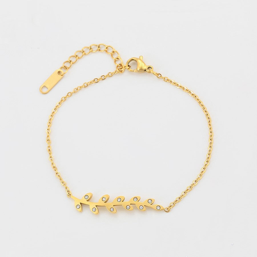 24k Gold Steel Bracelet