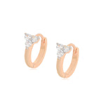 Huggie Gold Laminated 18k