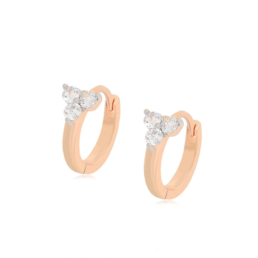 Huggie Gold Laminated 18k