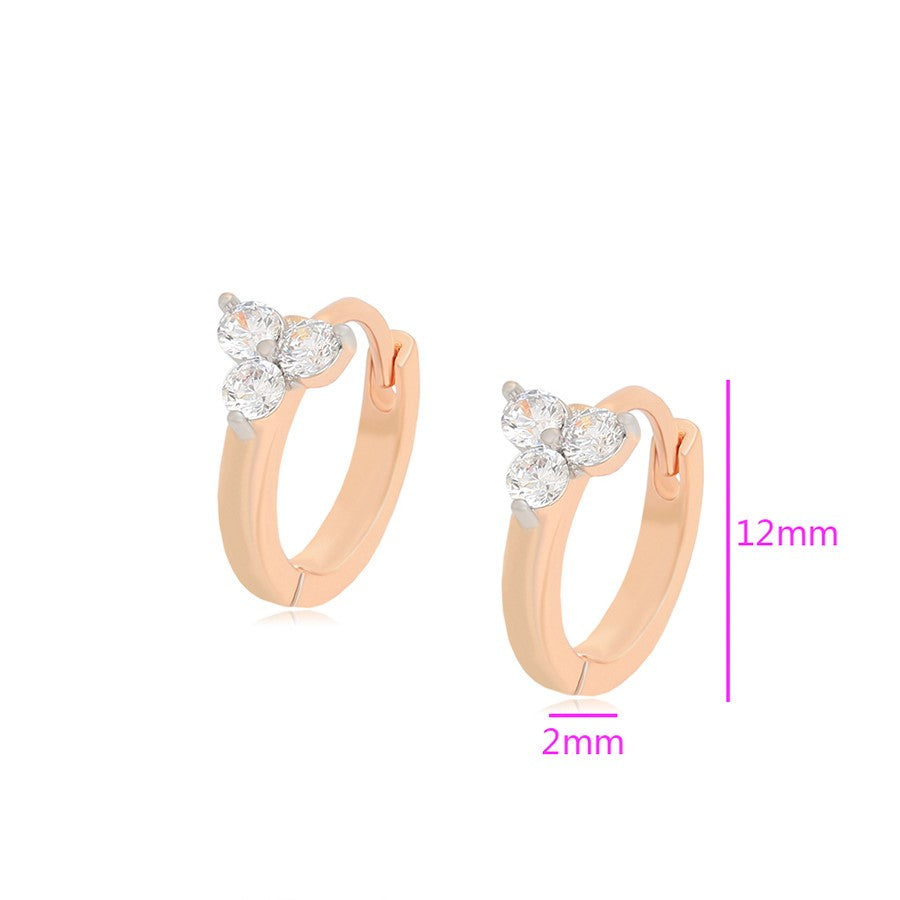 Huggie Gold Laminated 18k