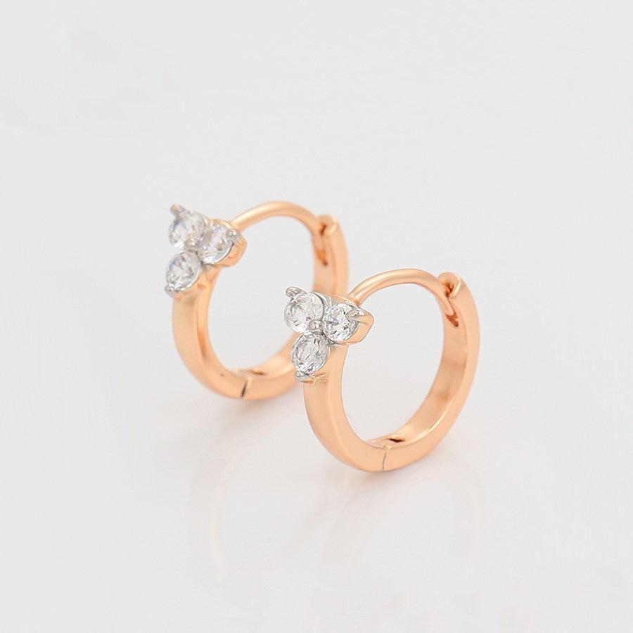 Huggie Gold Laminated 18k