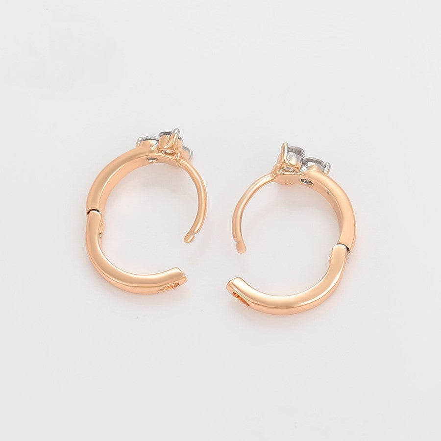 Huggie Gold Laminated 18k