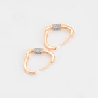 Huggie Or Laminé 18K