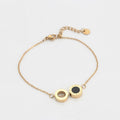 14k Gold Steel Bracelet