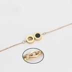 14k Gold Steel Bracelet