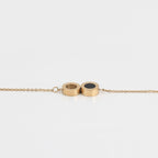 14k Gold Steel Bracelet