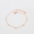 Tobillera / Pulsera con Zirconia