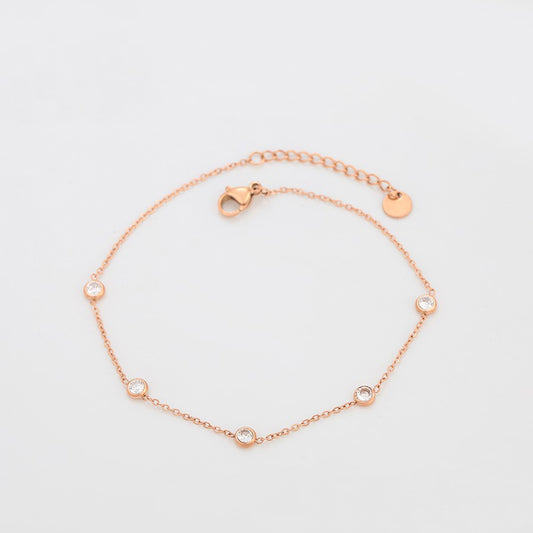 Bracelet Acier Rose