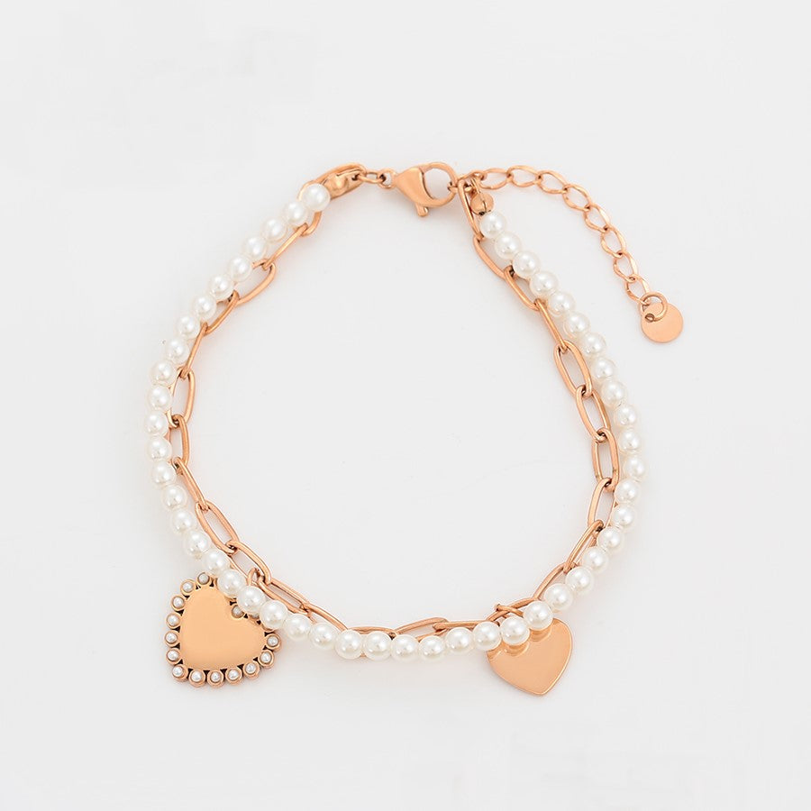 Pink Steel Bracelet