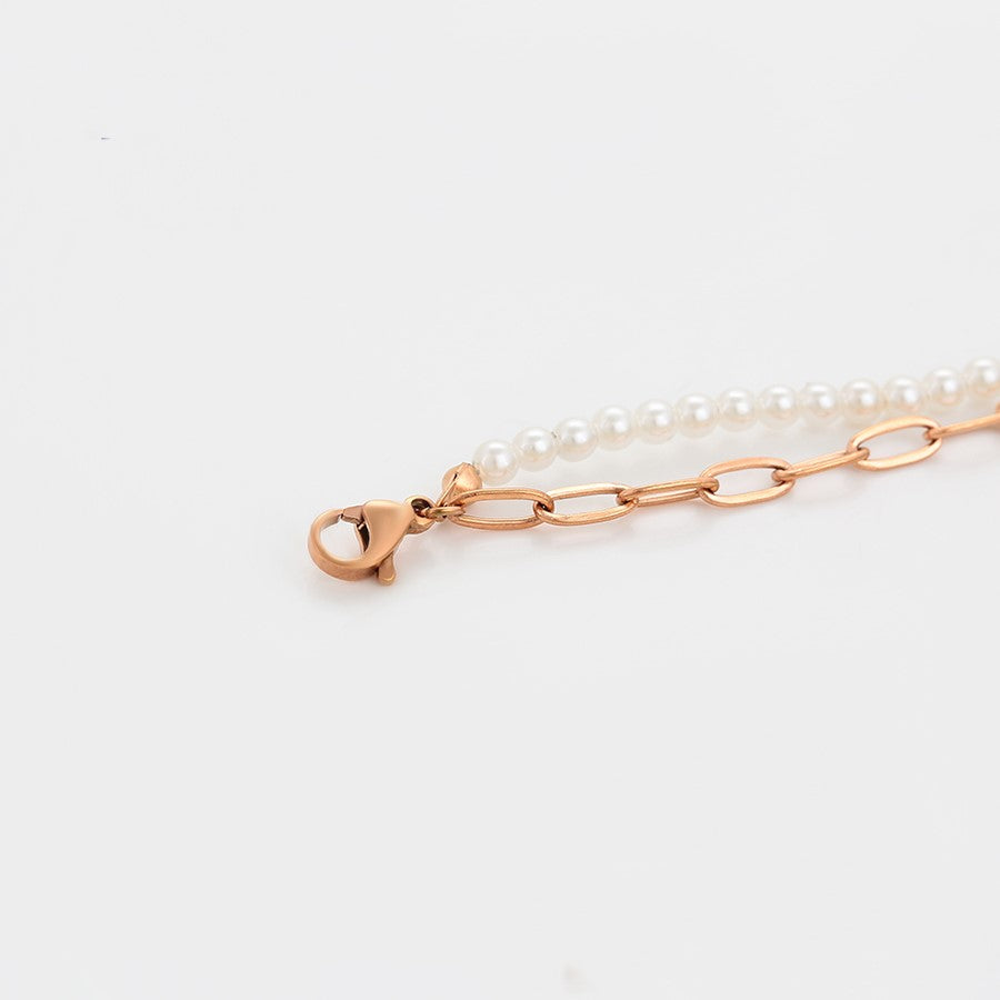 Pink Steel Bracelet