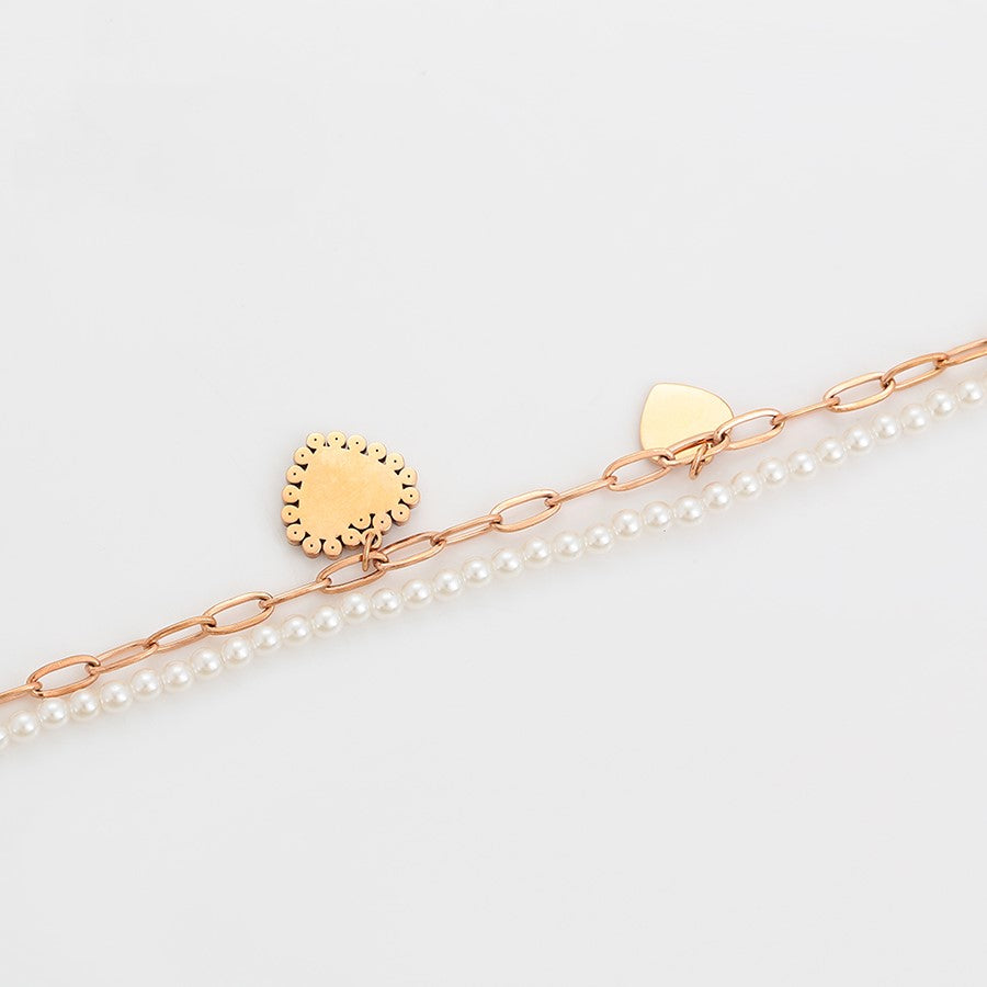 Pink Steel Bracelet