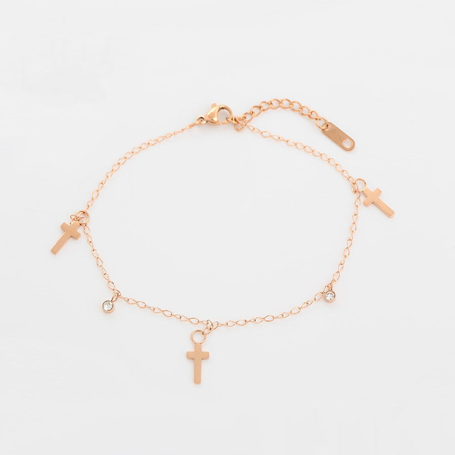 Bracelet Acier Rose