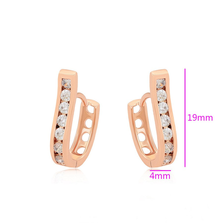 Huggie Con Zirconias