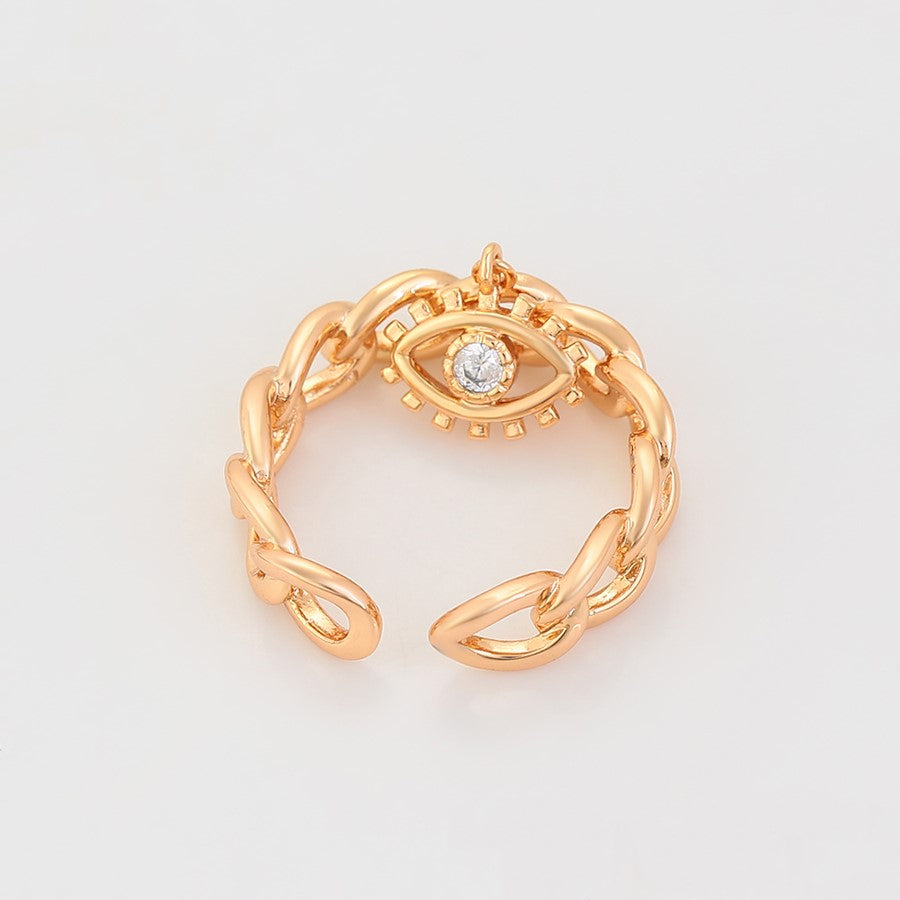 Anillo Ojo Turco Colgante