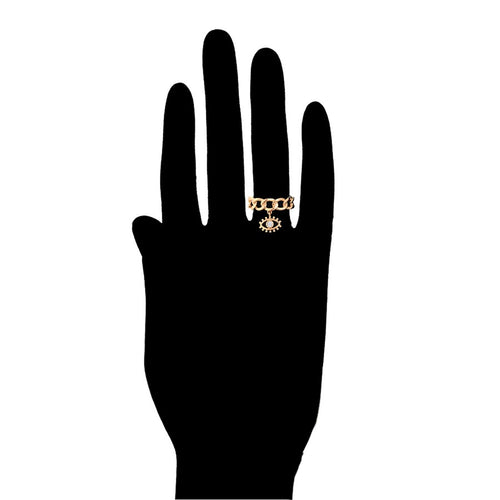 Anillo Ojo Turco Colgante