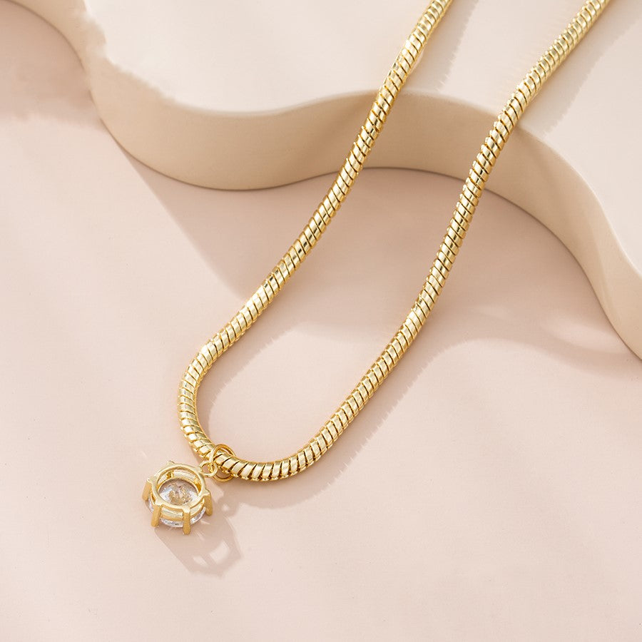 Gargantilla Zirconia Colgante