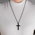 Collar Cruz Acero Inoxidable