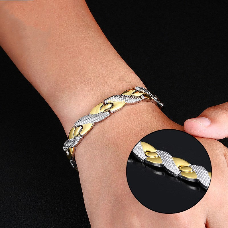 Pulsera Geométrica Acero Inoxidable
