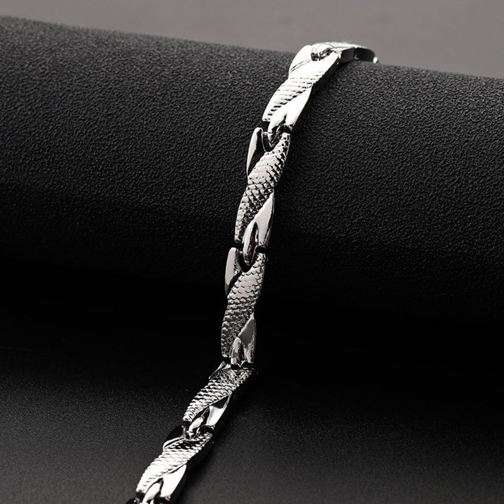 Pulsera Geométrica Acero Inoxidable