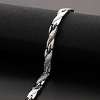 Pulsera Geométrica Acero Inoxidable