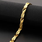 Pulsera Geométrica Acero Inoxidable