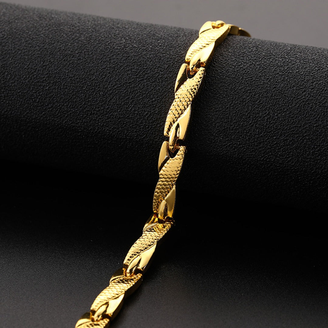 Pulsera Geométrica Acero Inoxidable